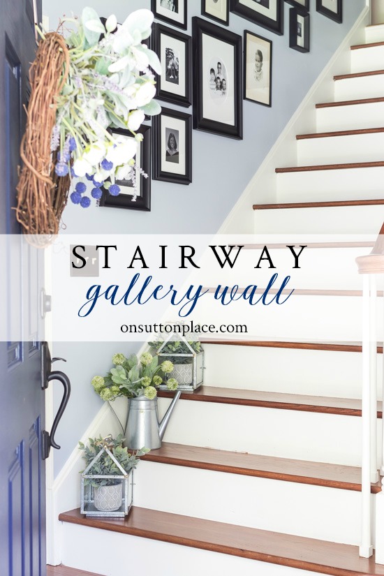 Stairway Gallery Wall - On Sutton Place