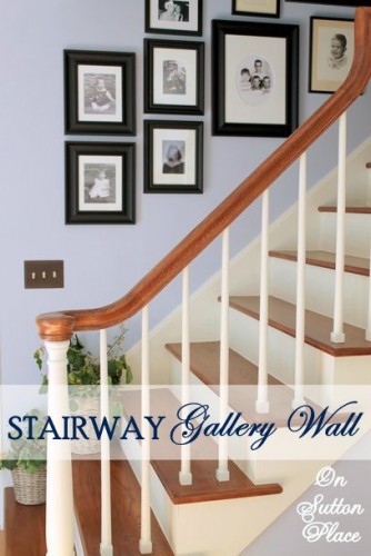 Stairway Gallery Wall - On Sutton Place