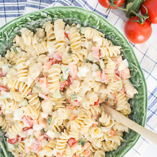 Easy Pasta Salad Recipe: Summer Side Dish - On Sutton Place