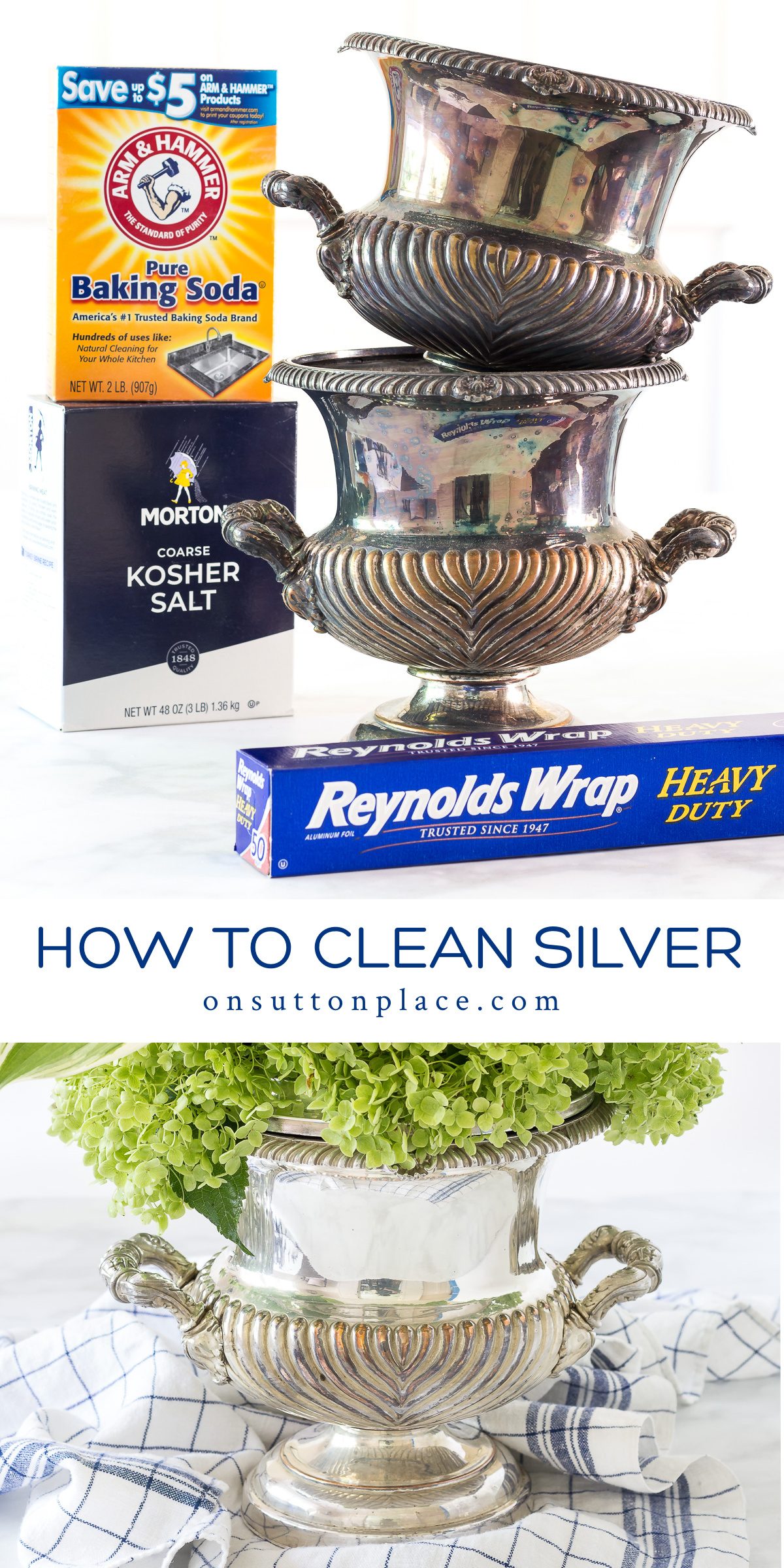 How To Clean Silver With Baking Soda + Aluminum Foil On Sutton Place