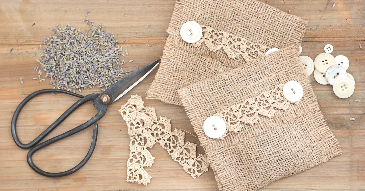 How to Make a Lavender Bag {No sew!} - A BOX OF TWINE