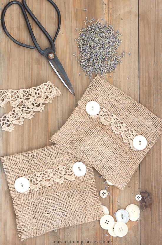 DIY Lavender Sachet  Great Beginner Sewing Project - The Everyday Farmhouse