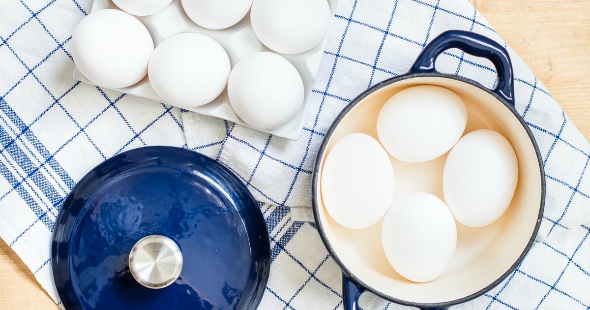 Easy Peel Hard Boiled Eggs  Serena Bakes Simply From Scratch