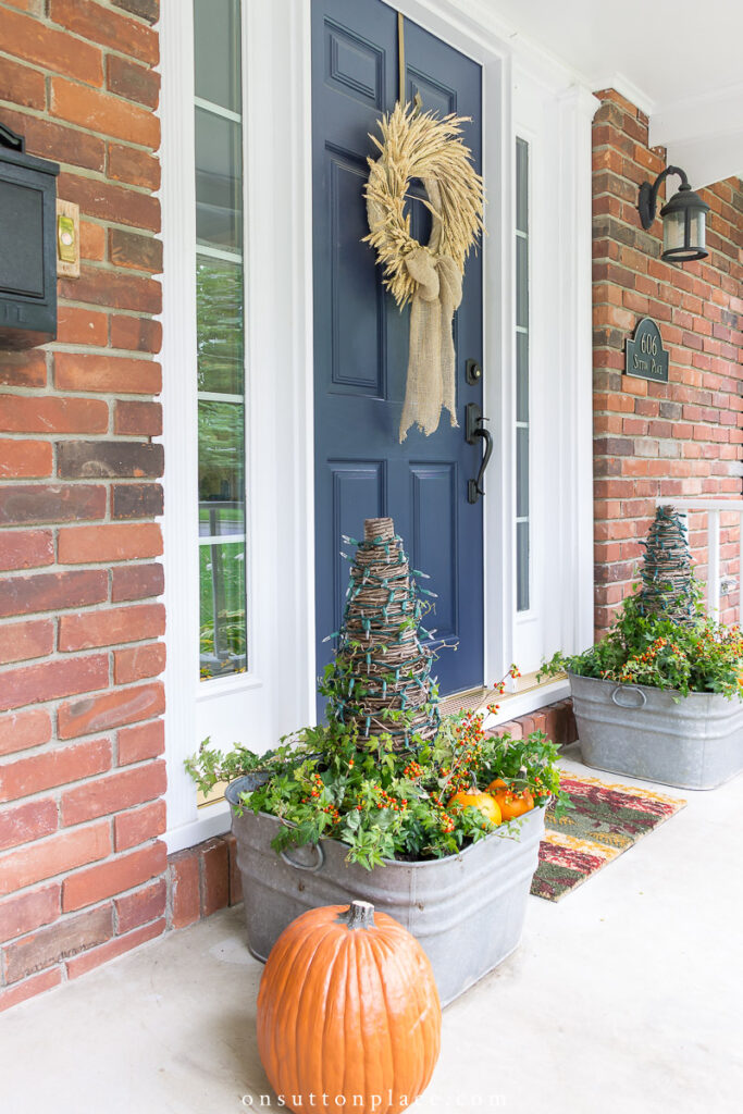 Diy Galvanized Wash Tub Planters On Sutton Place