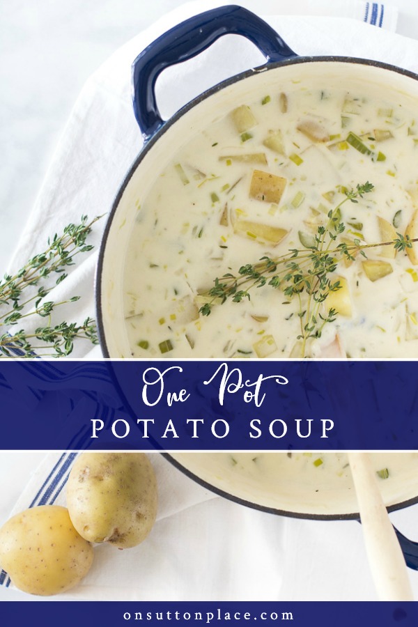 One Pot Potato Soup Recipe | On Sutton Place