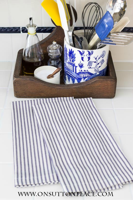 How to Sew Easy Tea Towels 