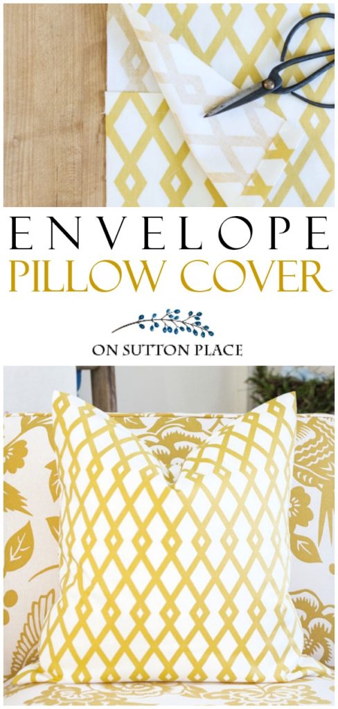 Download Envelope Pillow Cover Tutorial (French Seam) - On Sutton Place