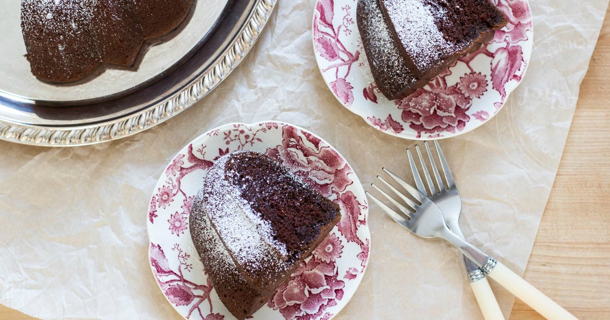 Sour Cream Chocolate Bundt Cake Recipe - On Sutton Place