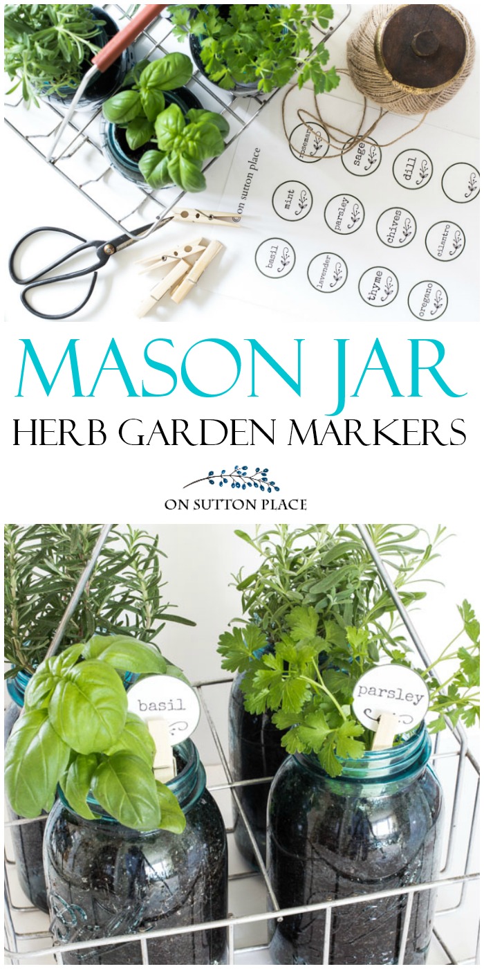 herb garden markers printable free easy on sutton place