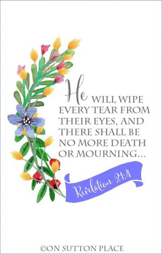 Revelation 21 Free Printable & Floral Numbers