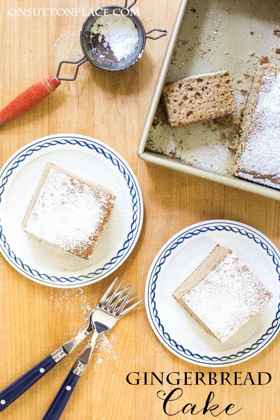 Gingerbread Cake An Old Fashioned Recipe On Sutton Place