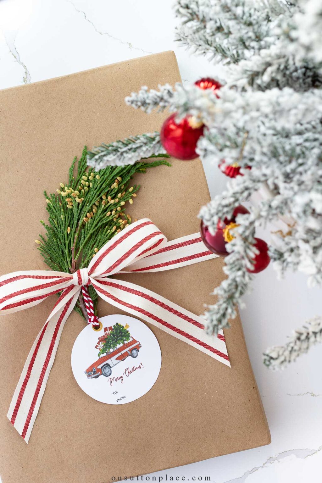 Easy Christmas Gift Wrap Ideas - On Sutton Place