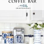 Easy Kitchen Coffee Station | Countertop Organization - On Sutton Place