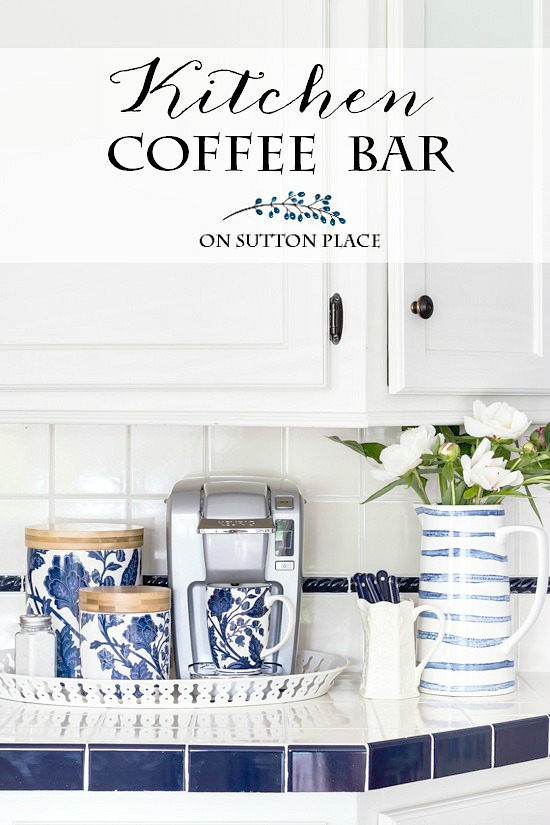 Easy Kitchen  Coffee Station Countertop Organization On 
