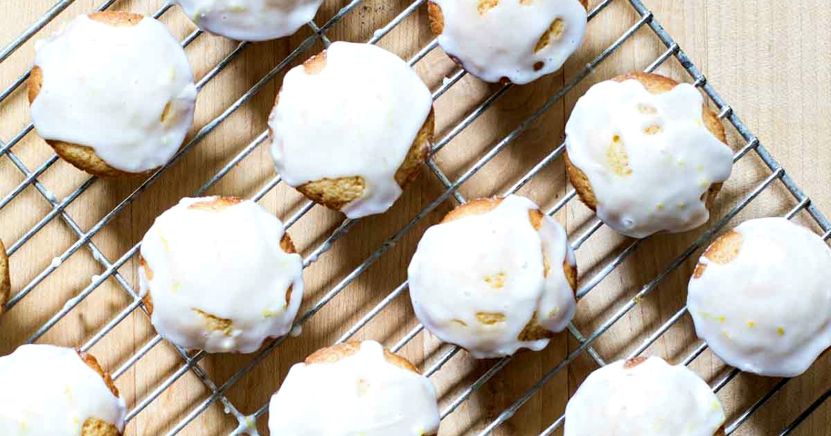 Glazed Lemon Mini Muffins Recipe - On Sutton Place