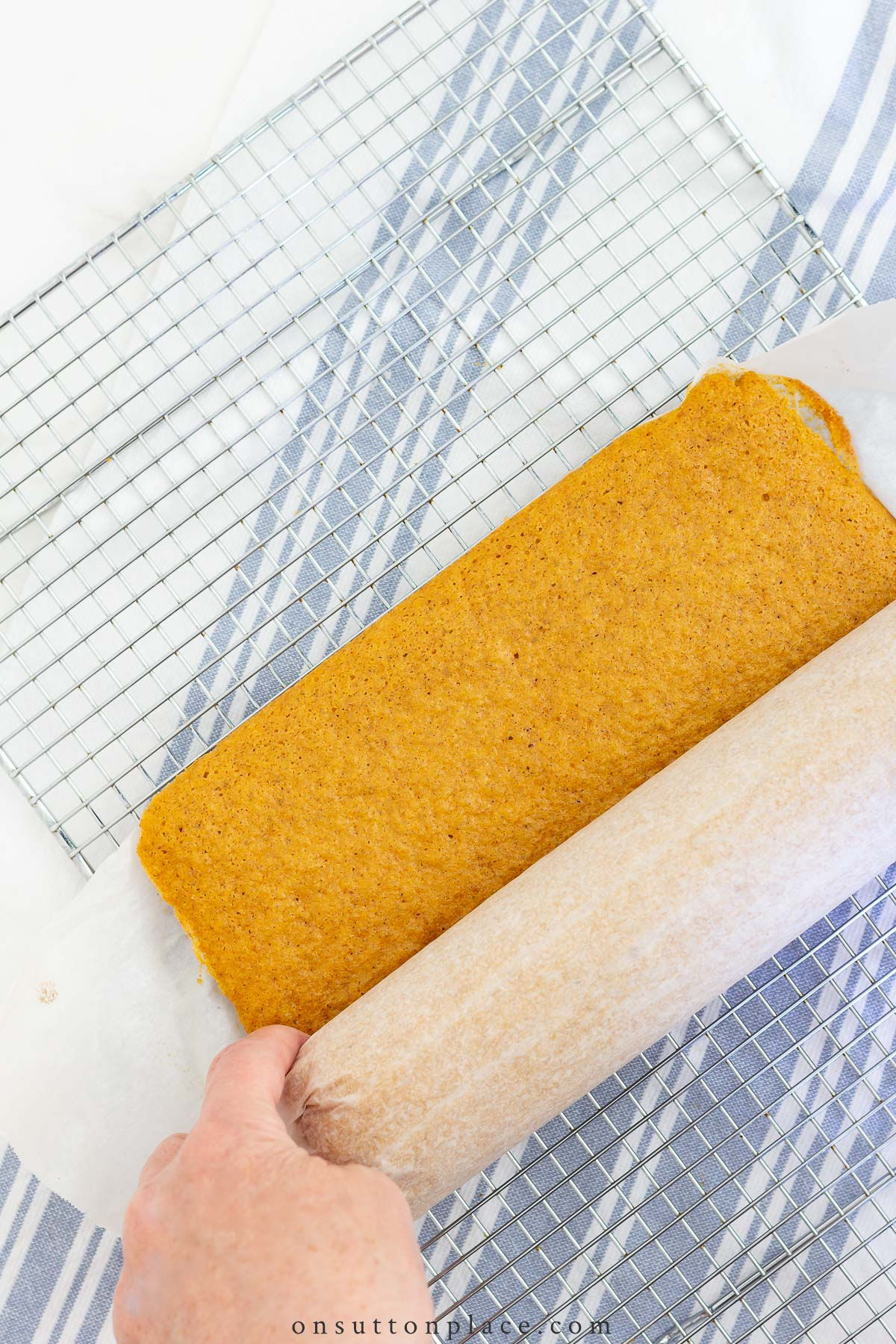The Trick to Keep Parchment Paper from Rolling Up