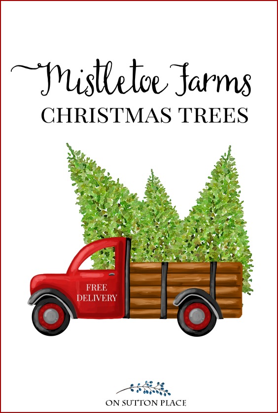 Free Farmhouse Christmas Printables On Sutton Place