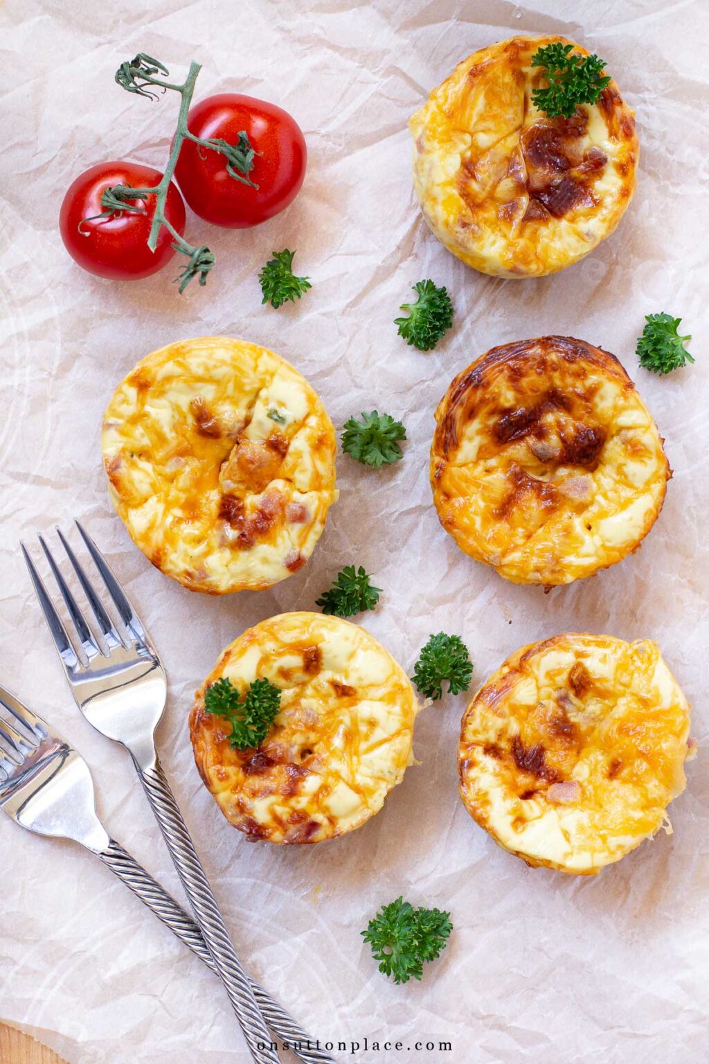 Breakfast Egg Muffins with Ham & Cheese - On Sutton Place