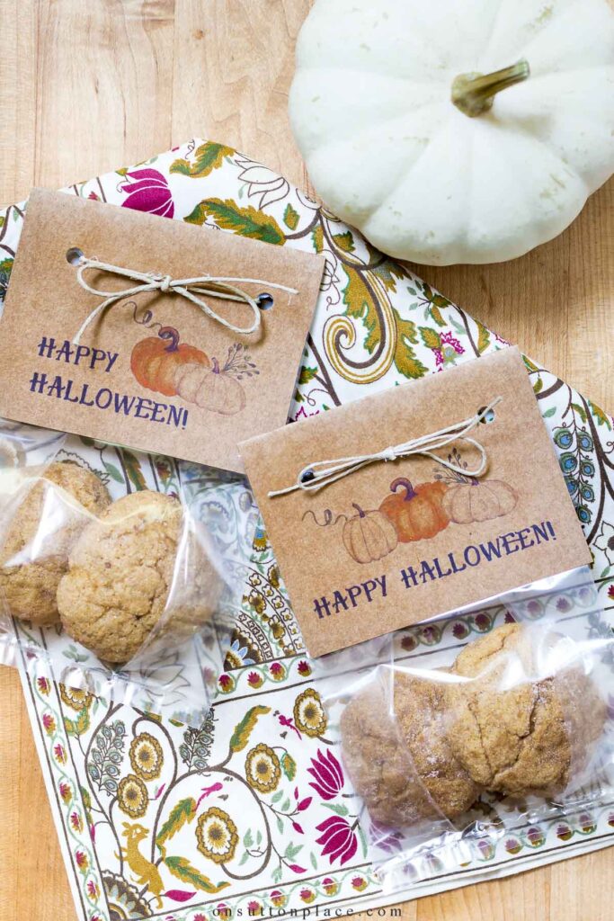 DIY Printable Happy Halloween Treat Bags - On Sutton Place