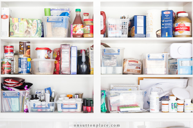 Pull out pantry drawers are an organized, presentable way to store