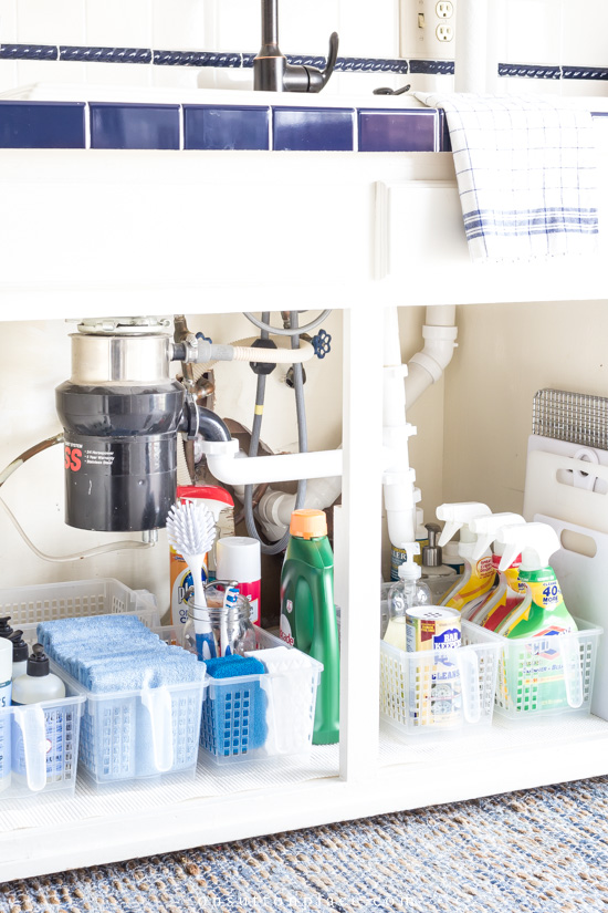Under Sink Organization - How to Organize Under a Kitchen Sink