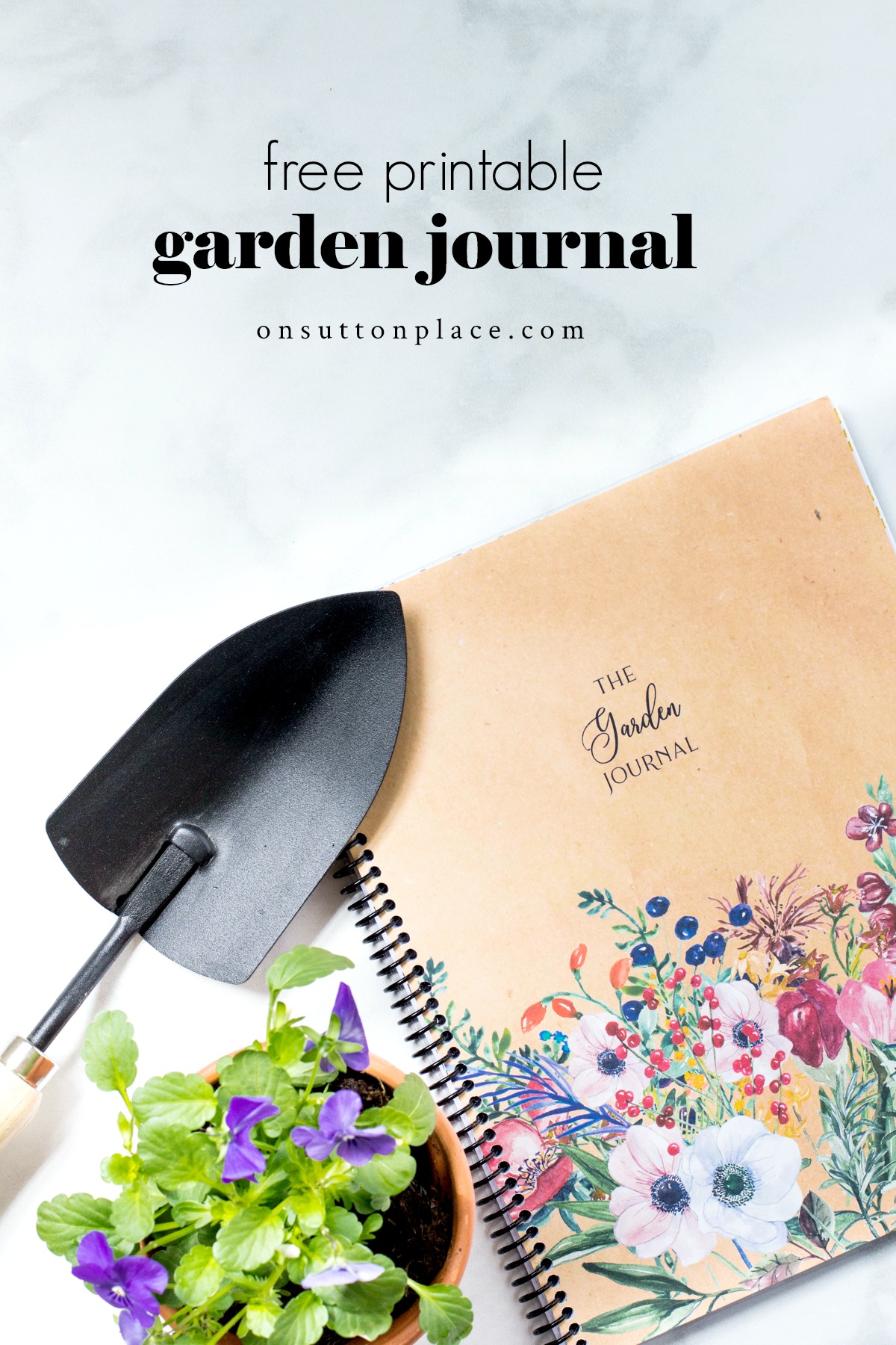 garden journal printable