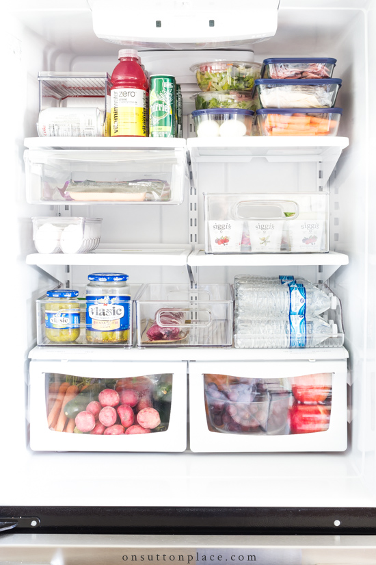Easy Refrigerator Organization Ideas  Refrigerator organization, Small  refrigerator organization, Small fridge organization