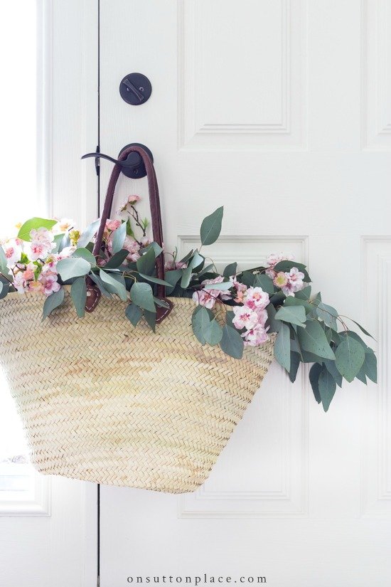 20 Minute Decorating: French Market Basket - On Sutton Place
