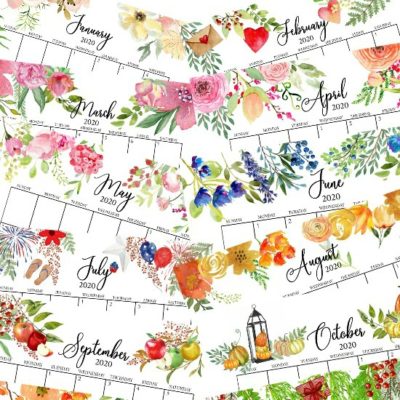 Printable Calendars Archives On Sutton Place