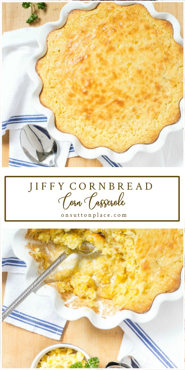 corn casserole with jiffy