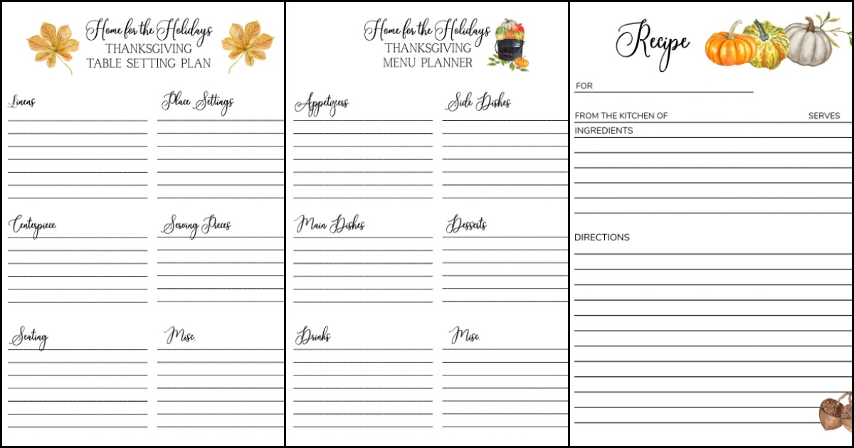 Easy Thanksgiving Planner: Tips & Organization - On Sutton Place