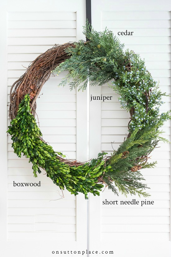 How To Make An Easy Greenery Wreath 
