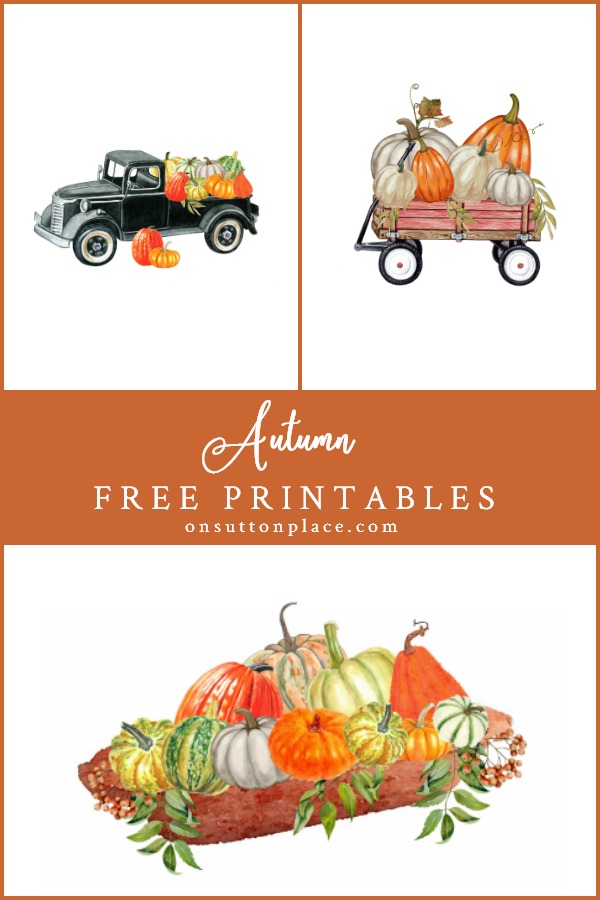 free printable wall art for your fall decor