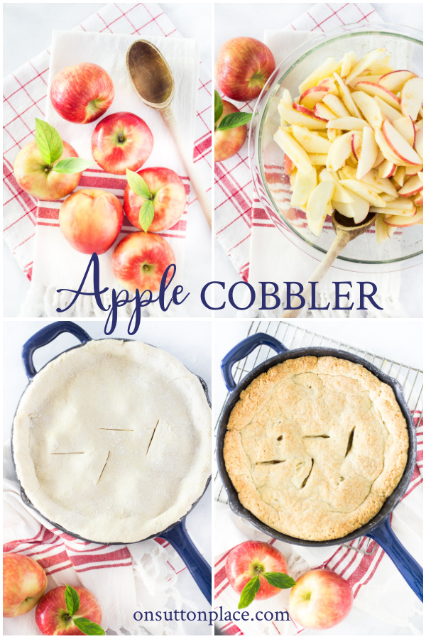 Skillet Honeycrisp Apple Cobbler Recipe On Sutton Place