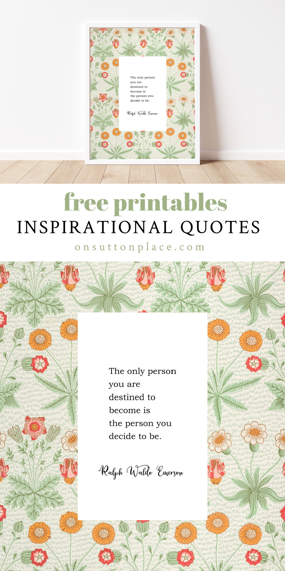 Inspirational Printables on William Morris Patterns - On Sutton Place