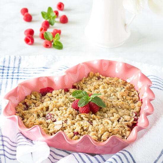 Raspberry Crisp Recipe (Valentine's Day Dessert) - On Sutton Place