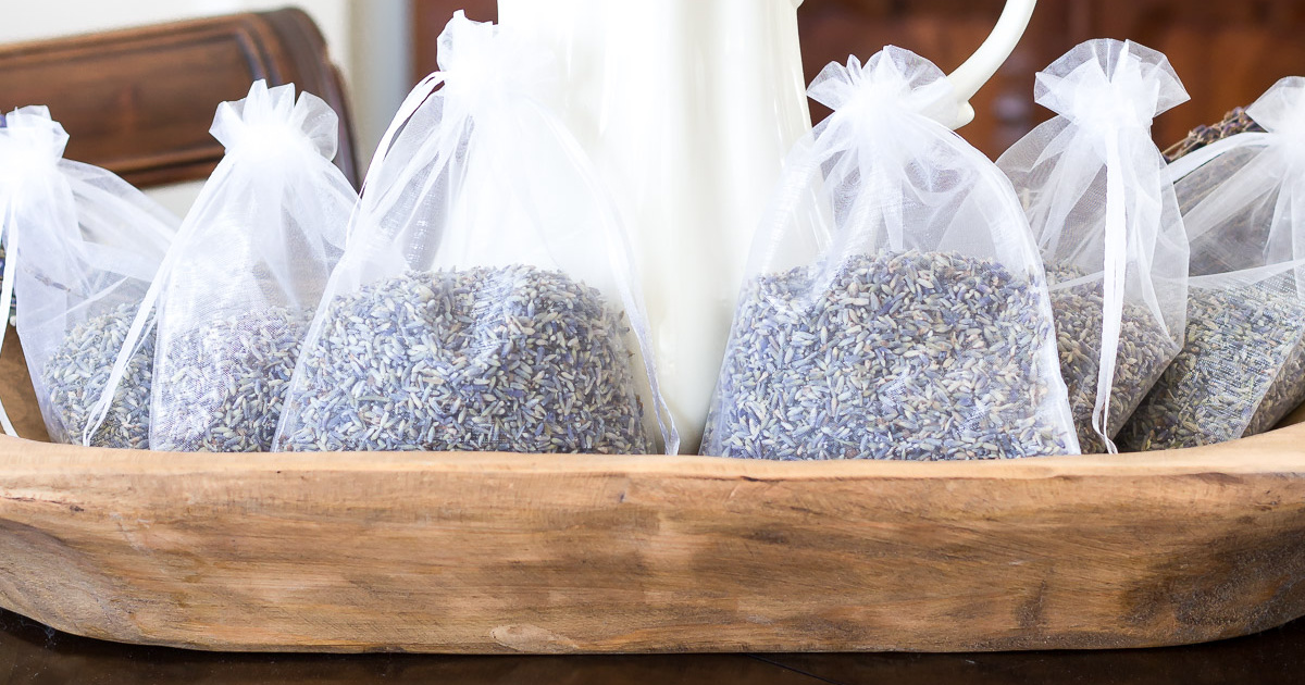 Easy DIY Lavender Sachets with Custom Tags - On Sutton Place