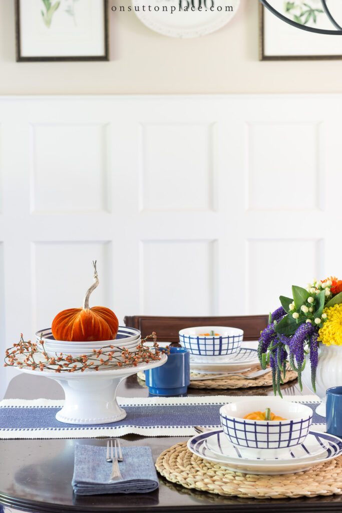 Early Fall Tablescape with Gap Home - On Sutton Place