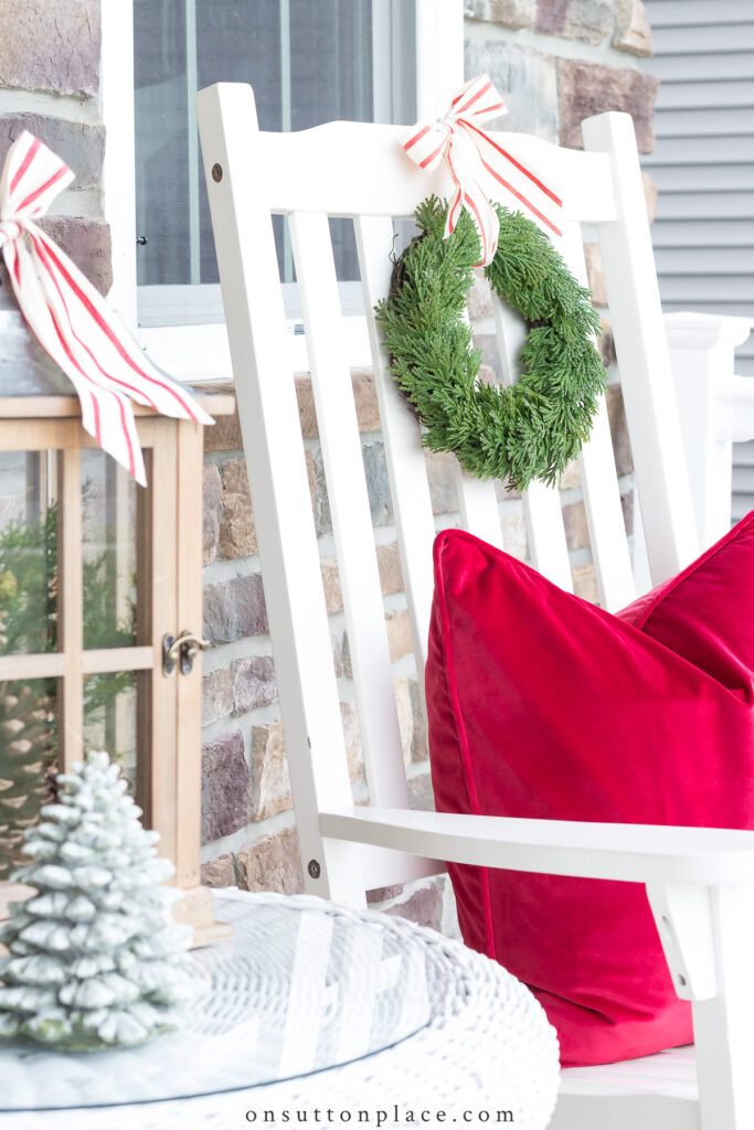 Simple Christmas Porch Ideas - On Sutton Place