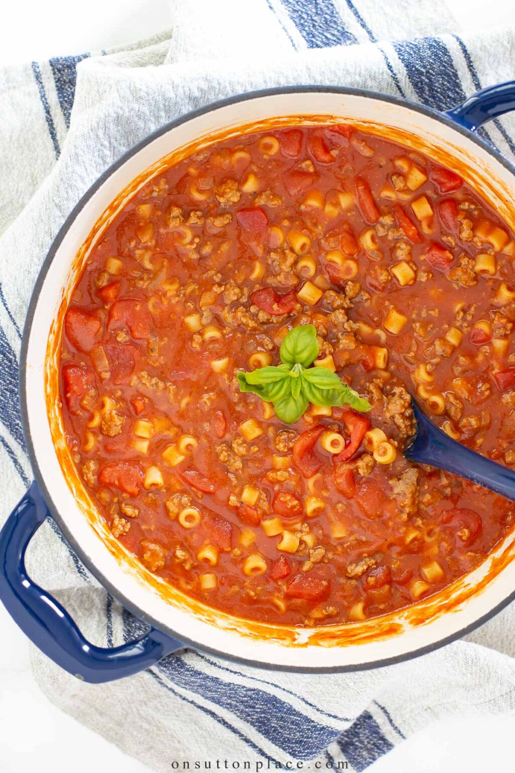 Chili Mac Recipe: A One Pot Dinner - On Sutton Place