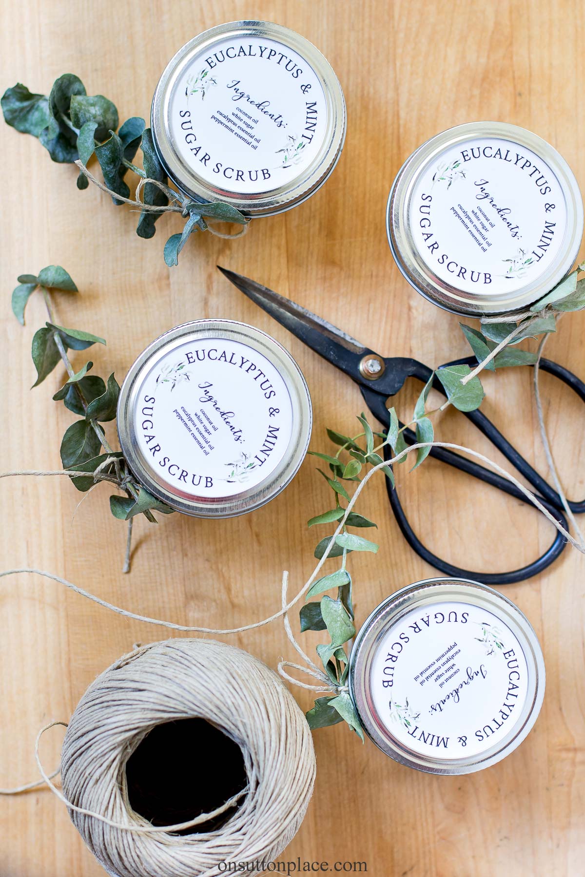 https://www.onsuttonplace.com/wp-content/uploads/2023/03/eucalyptus-homemade-sugar-scrub-in-jars-2023.jpg