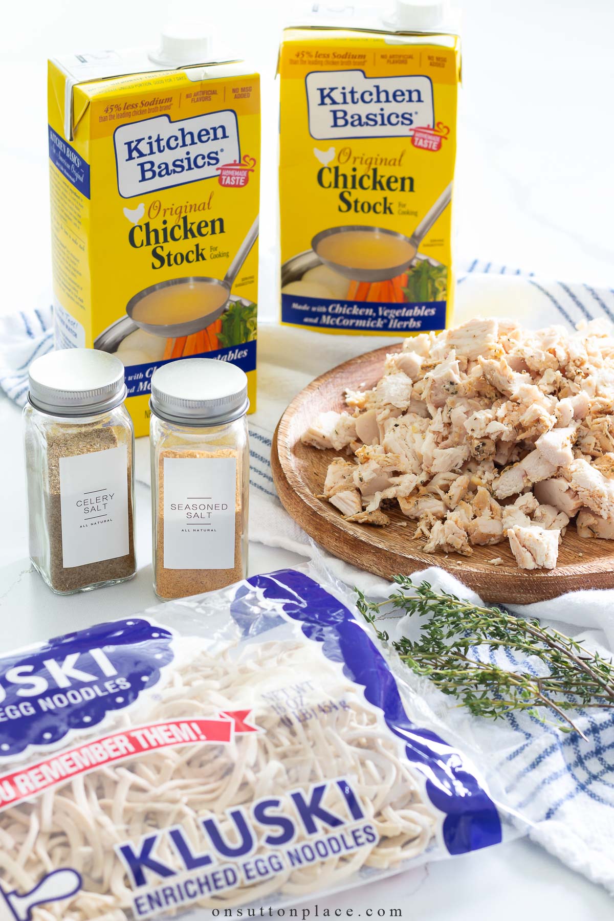 Easy One Pot Chicken and Noodles • Salt & Lavender