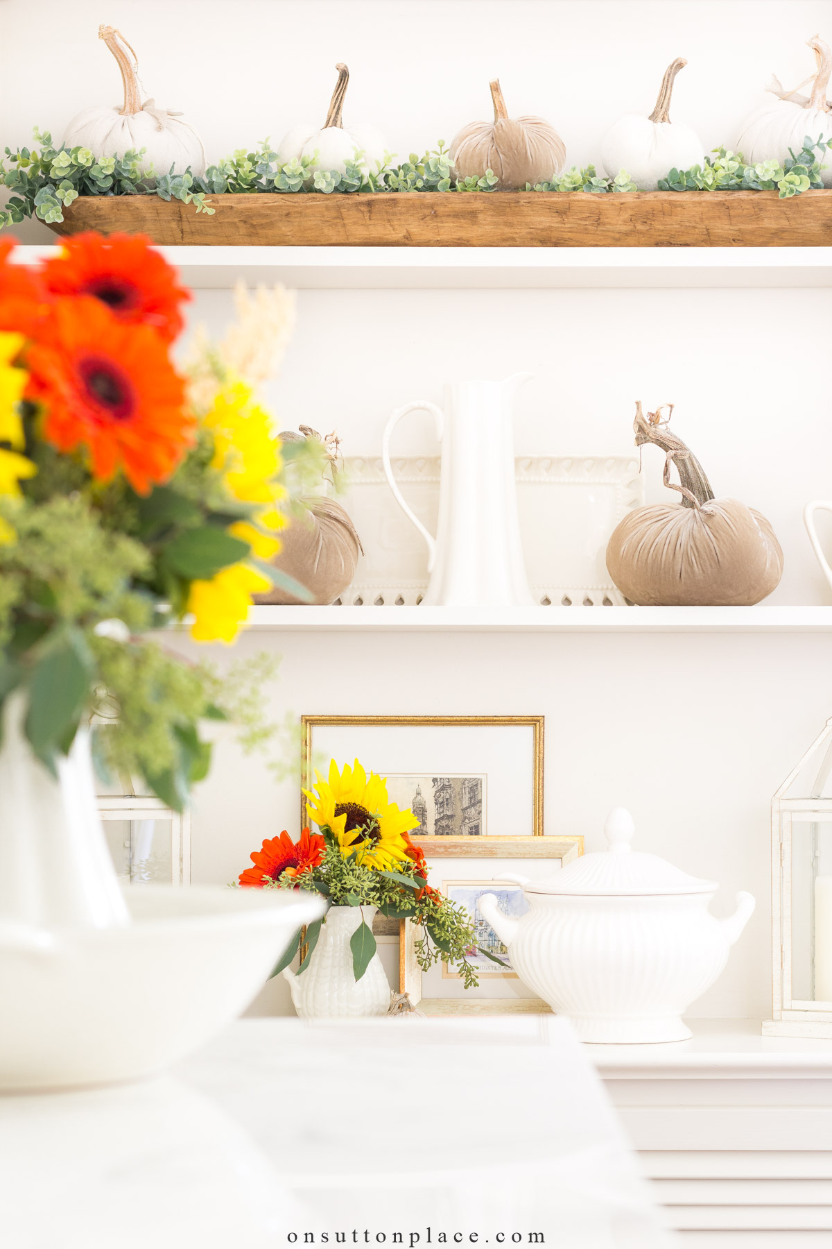 Fall Vignette Ideas | Simple, Festive & Fun - On Sutton Place