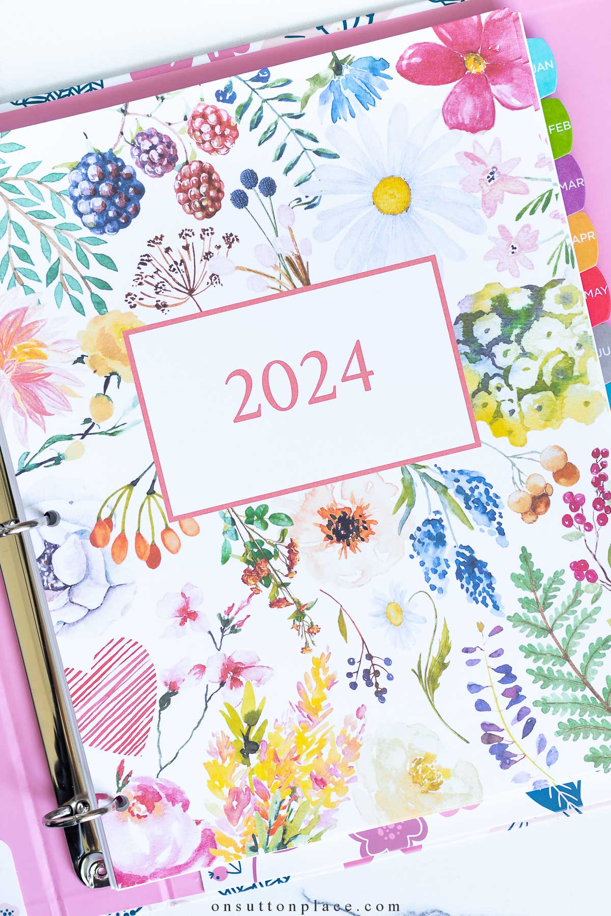 2024 Free Printable Calendar With Planner Pages On Sutton Place