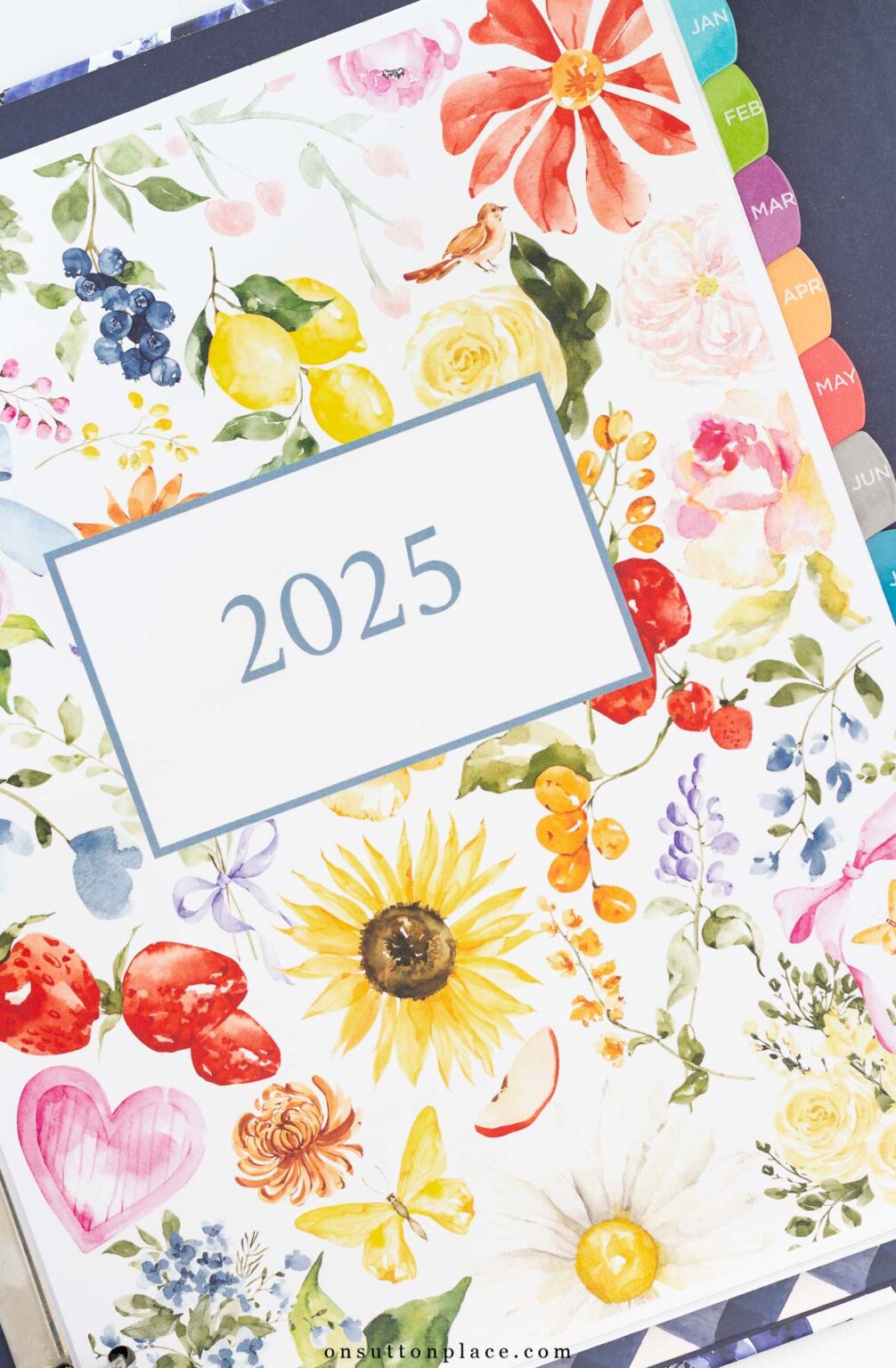 2025 Free Printable Calendar with Planner Pages - On Sutton Place