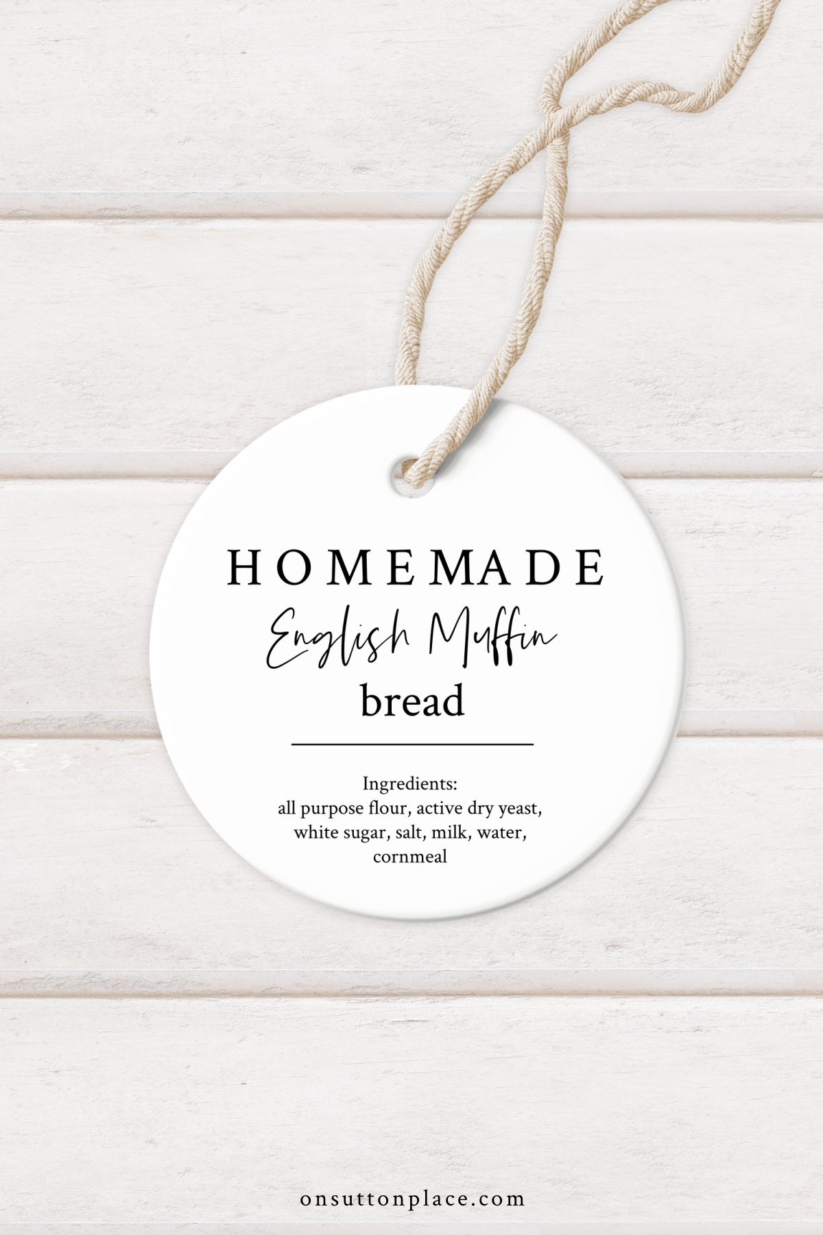 Easy English Muffin Bread Recipe - On Sutton Place