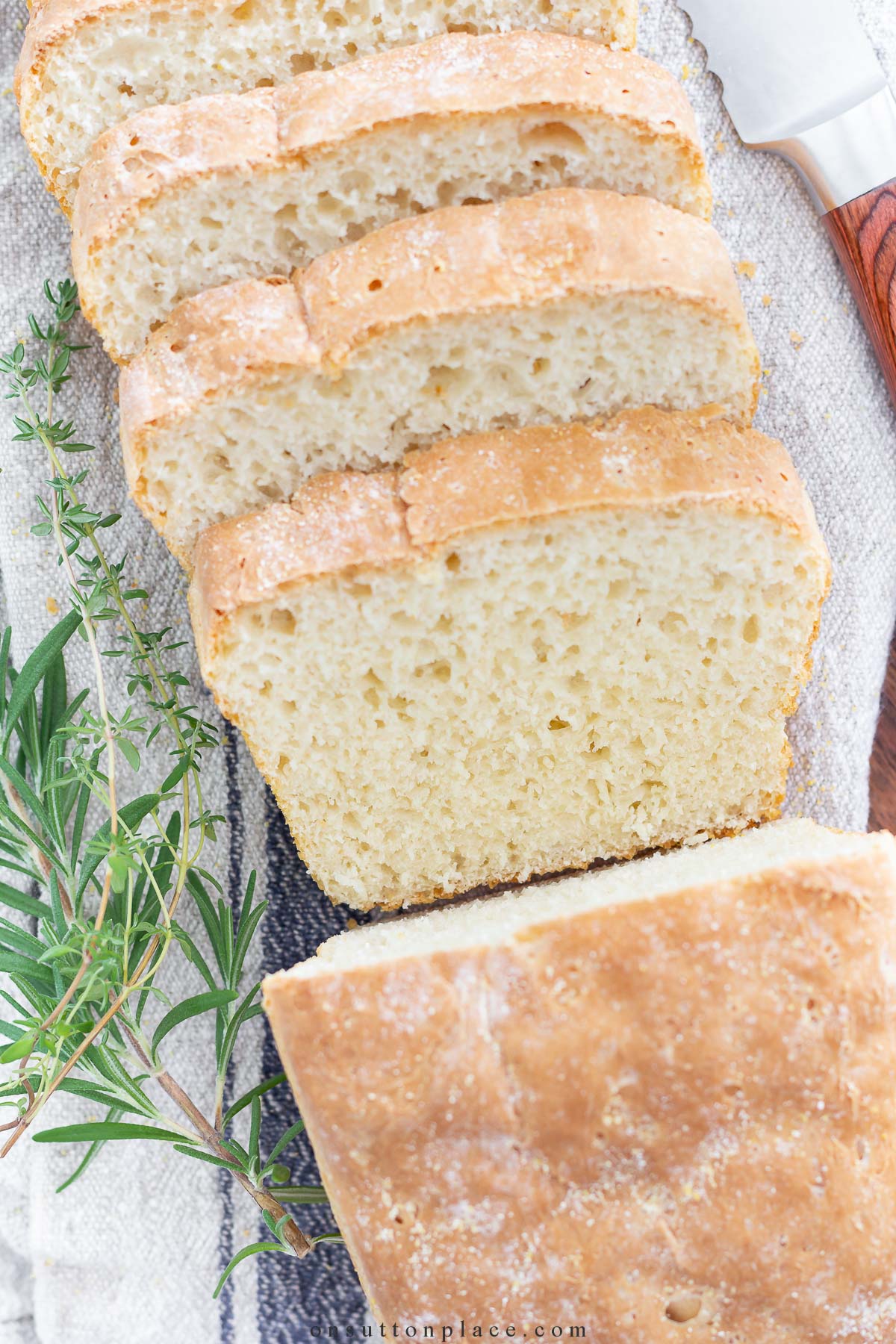 Easy English Muffin Bread Recipe - On Sutton Place