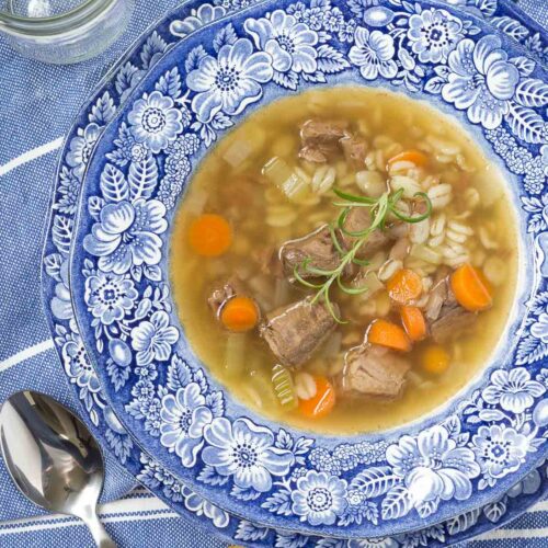 Hearty Beef Barley Vegetable Soup - Danas Table