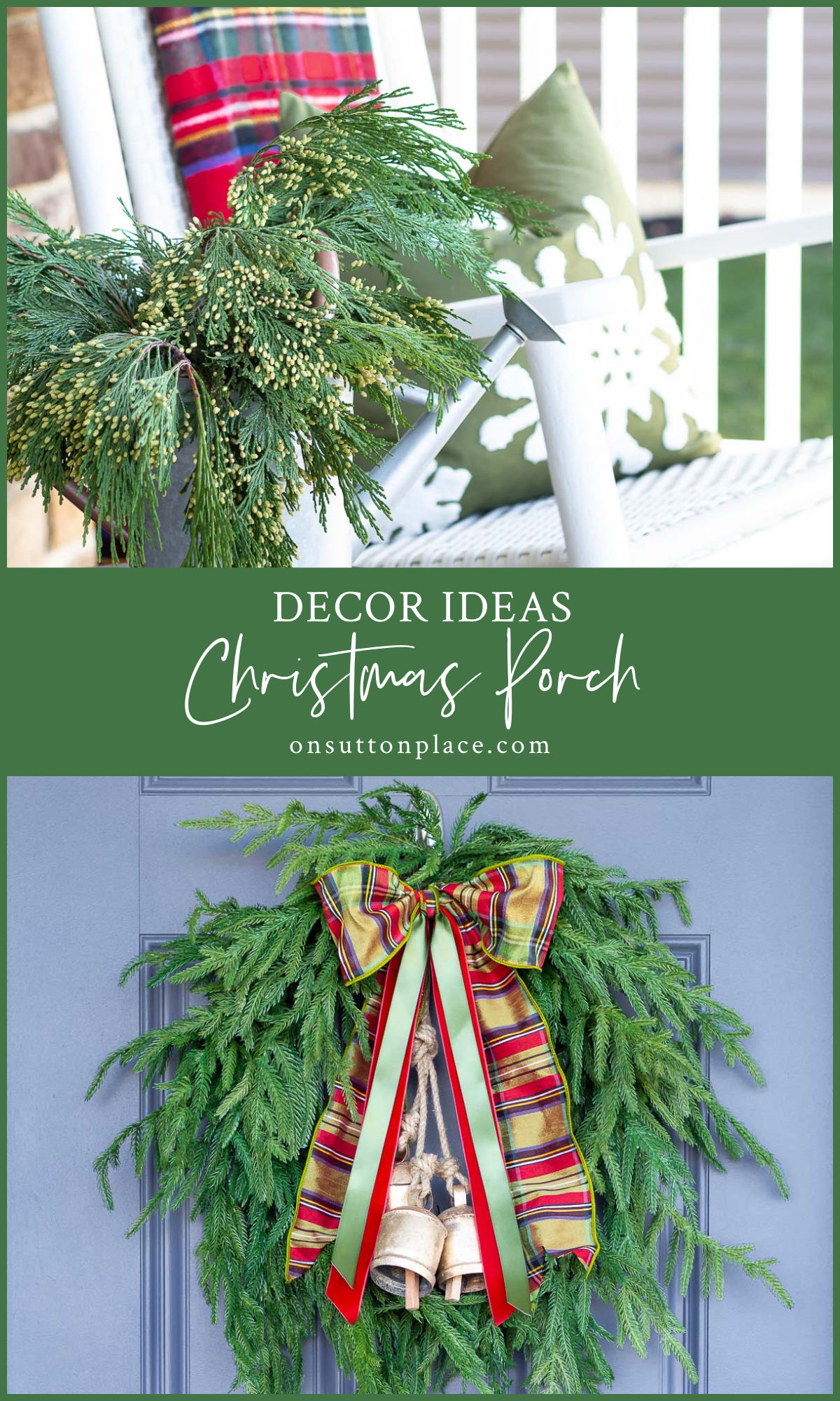 Christmas Porch Decor + A Holiday Housewalk